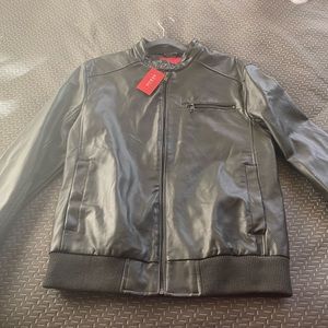 Olive Night Guess Men Baron PU Moro Jacket